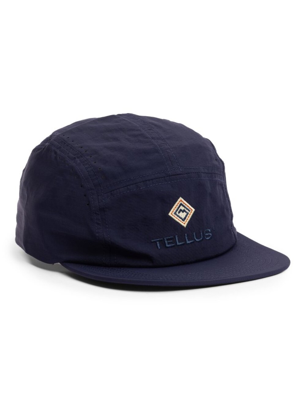 Tellus Running Hat Diamond Logo, Dark Sapphire